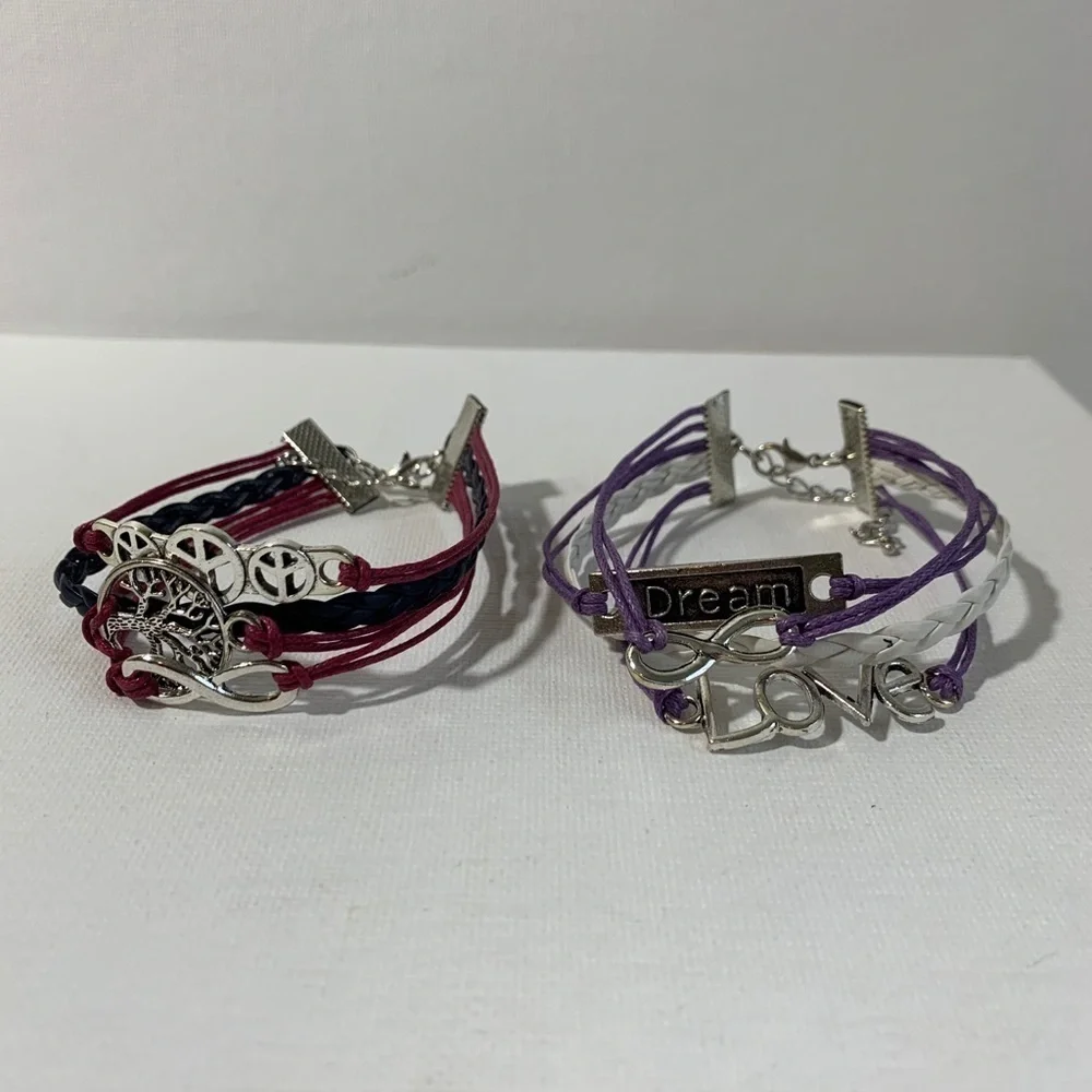 Fun and unique love friendship bracelet